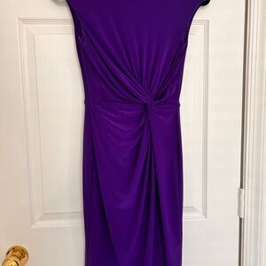 Ralph Lauren Purple Cap Sleeve Dress
